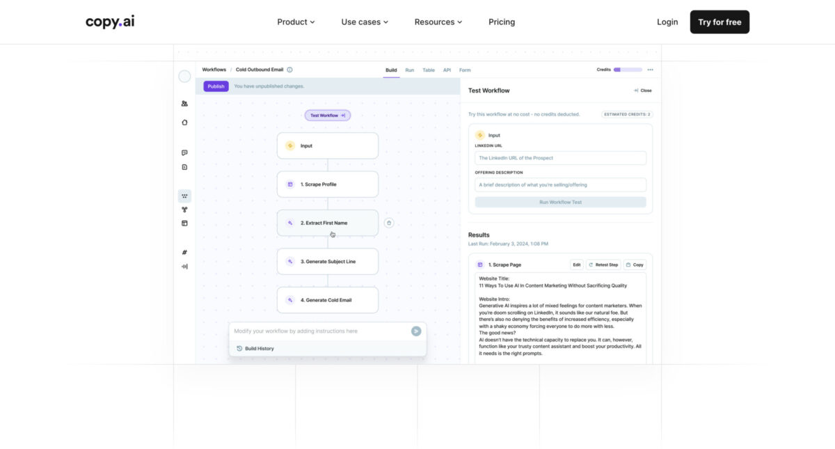 The only AI platform purpose built for outcomes