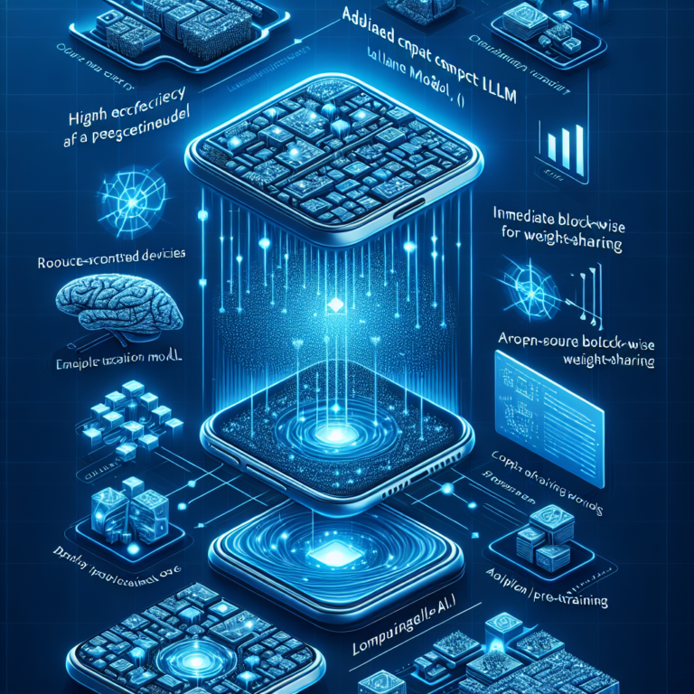 MobileLLM, AI บนสมาร์ทโฟน, compact language model, AI model optimization, AI ประสิทธิภาพสูง, MobileLLM เทียบกับ GPT-4, efficient AI models, pre-training code open-source, LLaMA-2 model, Embedded AI ความลึก, resource-constrained devices AI, immediate block-wise weight-sharing