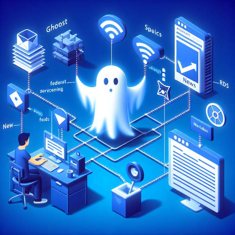 Ghost, แพลตฟอร์มนิวส์เลตเตอร์, Substack, federated service, @index@activitypub.ghost.org, integration with ActivityPub, open source, GitHub repository, RSS feeds, Mastodon, content moderation policies, อีเมลนิวส์เลตเตอร์, การจัดการการสมัครสมาชิก, โปรแกรมเมอร์,ออนไลน์นิวส์เลตเตอร์