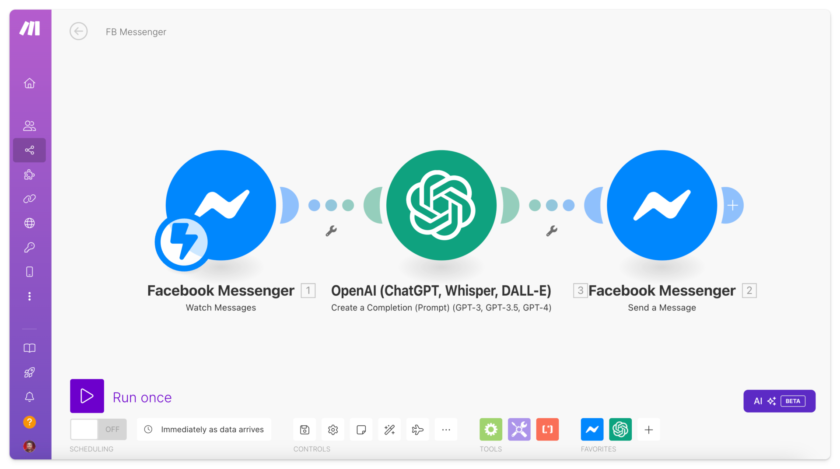 Facebook Messenger Chatbot Blueprint