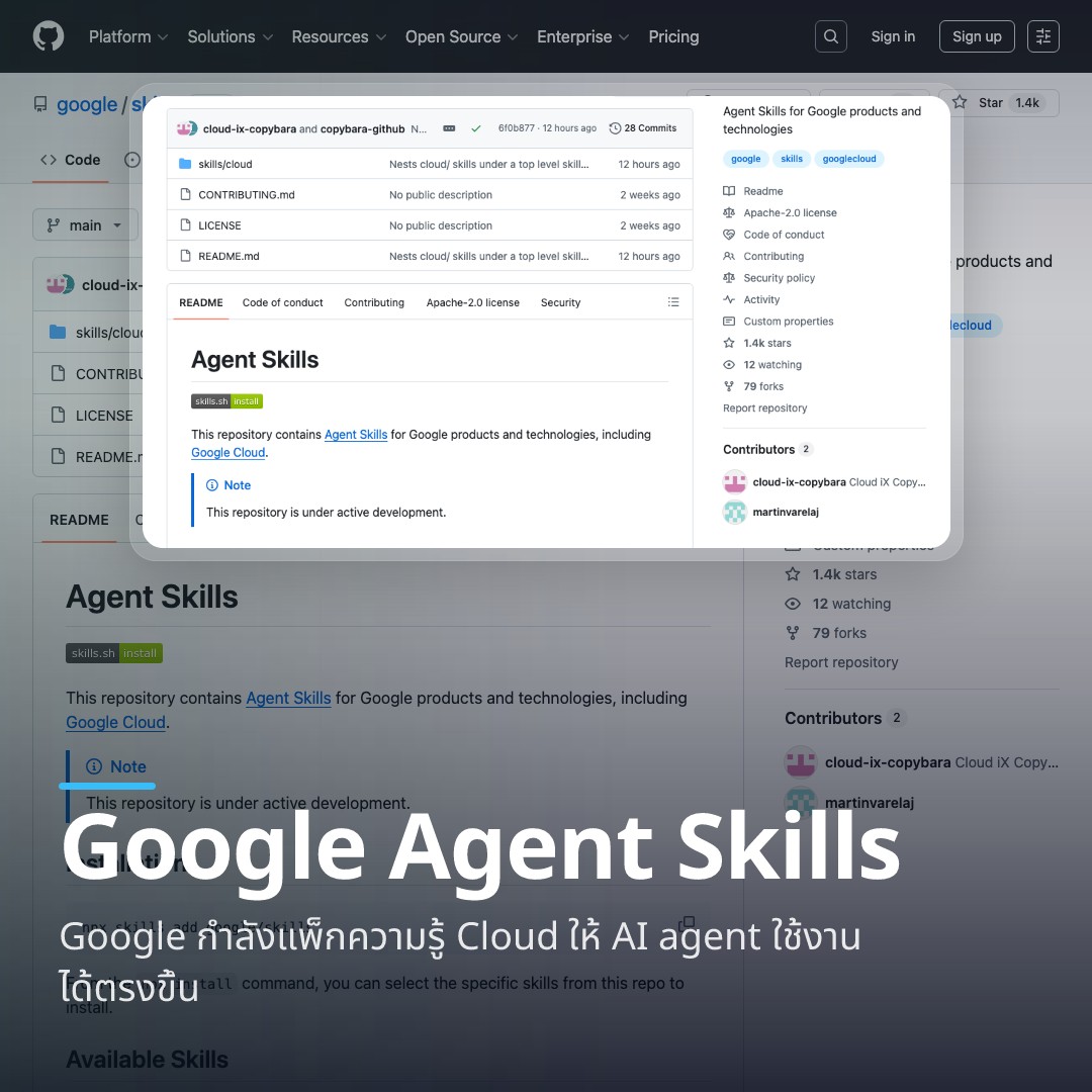 Deep dive 2026 04 24 google official agent skills cloud