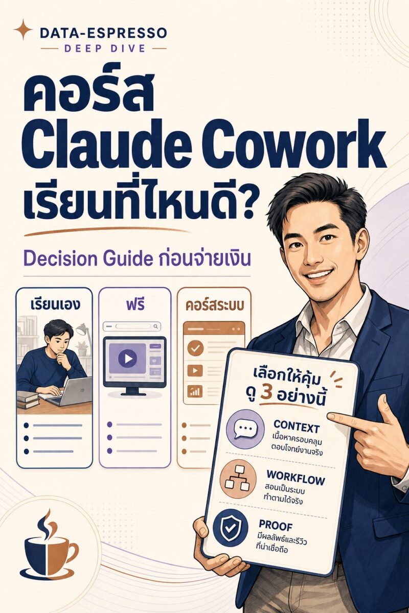 Claude cowork course thailand cover