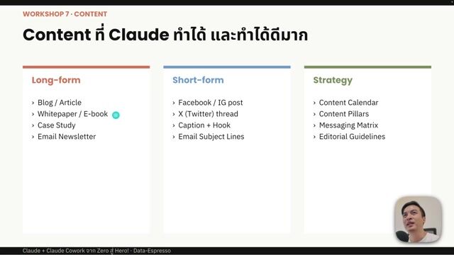 Workshop 7 - Claude for Content Marketing