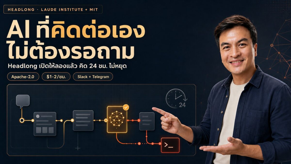Headlong AI agent ที่คิดต่อเอง 24 ชั่วโมง Data-Espresso Deep Dive cover